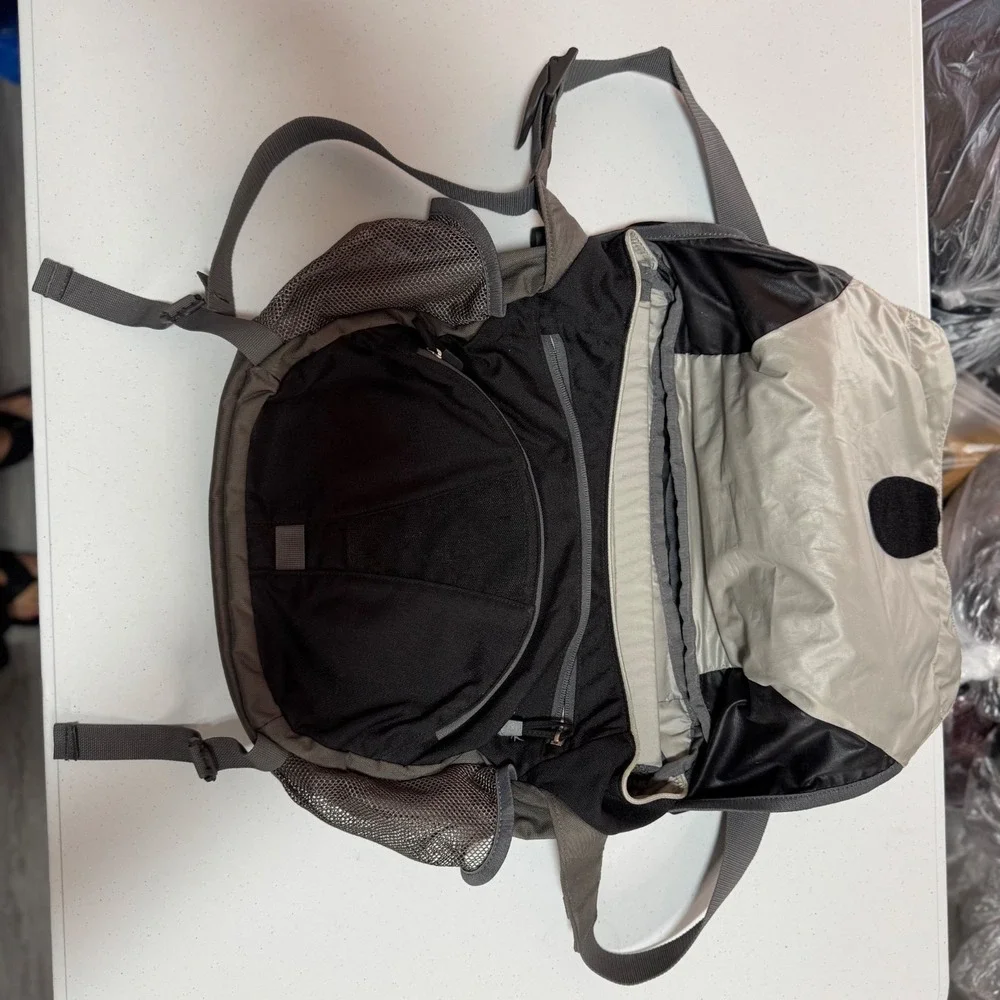 Osprey Seral Lumbar Hydration Pack Hiking Biking Waist Pack Gray Black K